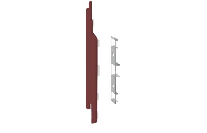 Eindkap+connector  links voor 2814 (5st) - Wijnrood classic nerf