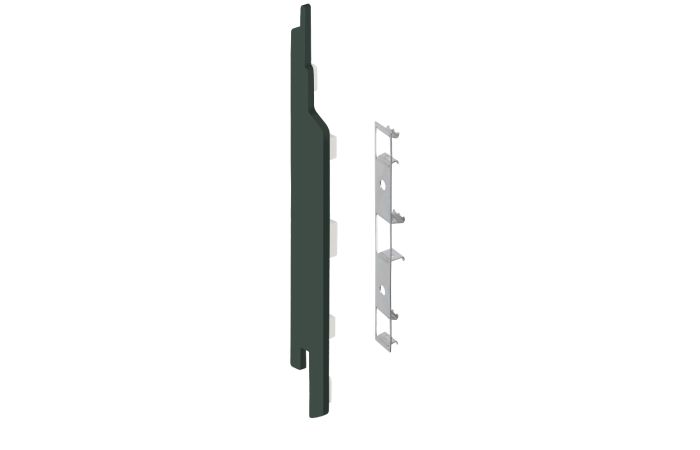 Eindkap+connector  links voor 2814 (5st) - Donkergroen classic nerf