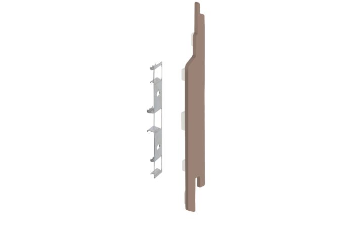 Eindkap+connector rechts voor 2814 (5st) - Bruingrijs classic nerf