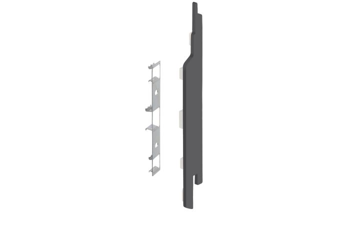 Eindkap+connector rechts voor 2814 (5st) - Antraciet classic nerf