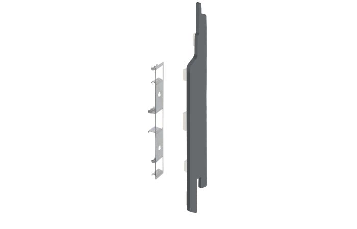 Eindkap+connector rechts voor 2814 (5st) - Basaltgrijs classic nerf
