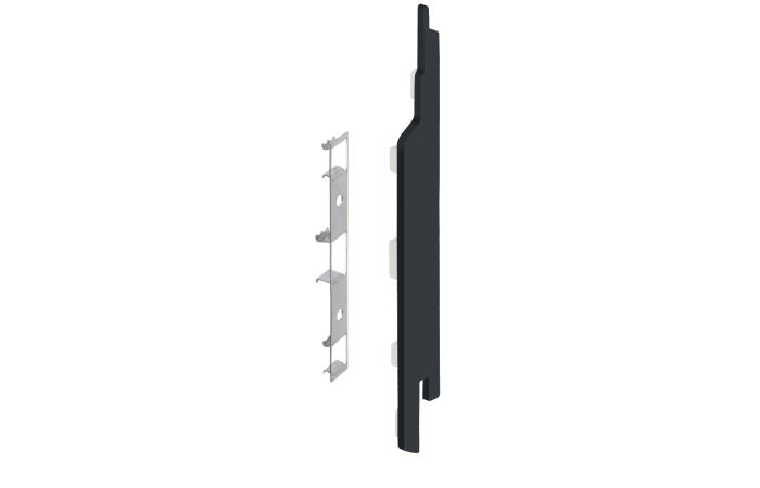 Eindkap+connector rechts voor 2814 (5st) - Zwartgrijs classic nerf