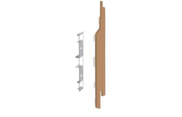 Eindkap+connector rechts voor 2814 (5st) - Licht eiken classic nerf