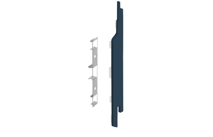 Eindkap+connector rechts voor 2814 (5st) - Staalblauw classic nerf