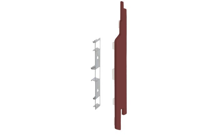 Eindkap+connector rechts voor 2814 (5st) - Wijnrood classic nerf