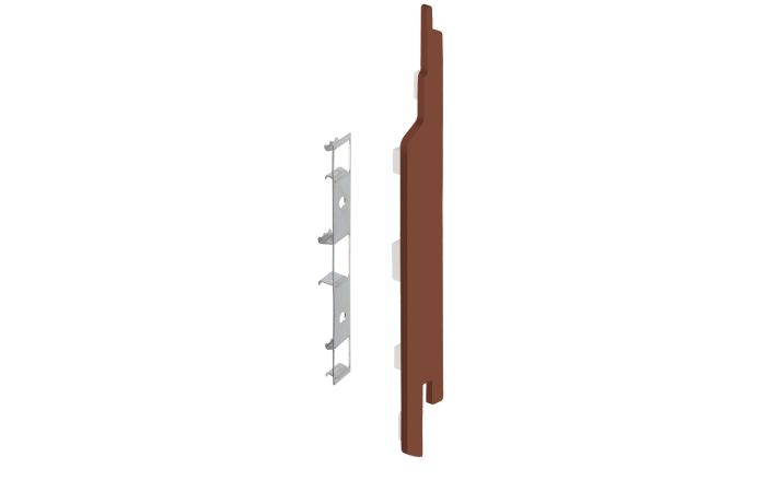 Eindkap+connector rechts voor 2814 (5st) - Golden oak classic nerf