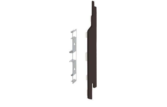 Eindkap+connector rechts voor 2814 (5st) - Donkerbruin classic nerf