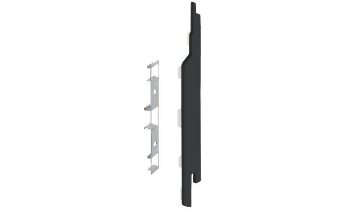 Eindkap+connector rechts voor 2814 (5st) - Nightblack pure mat