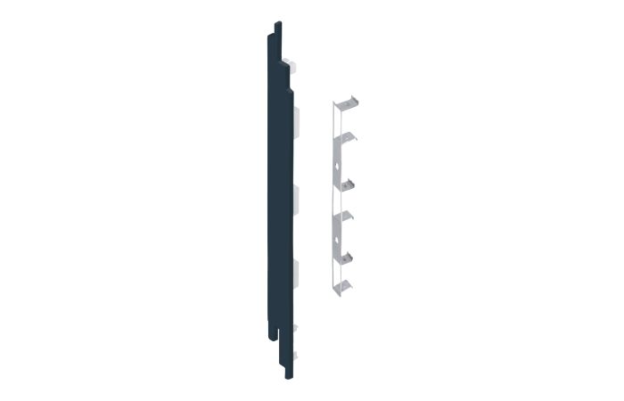 Eindkap+connector  links voor 2819 (5st) - Staalblauw classic nerf