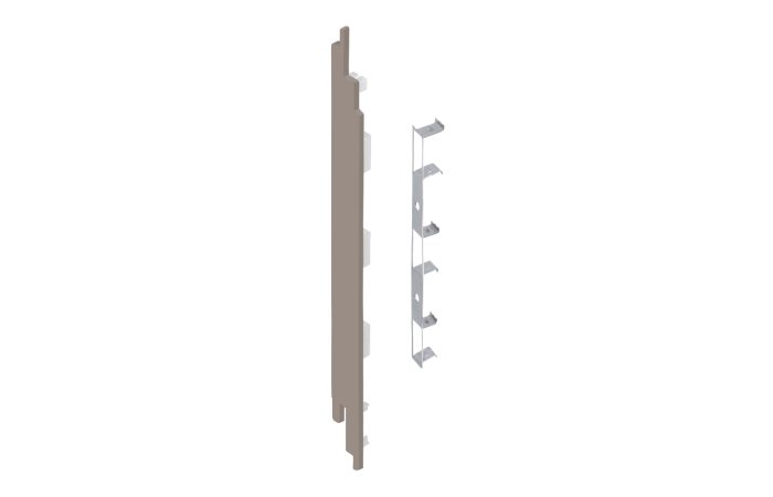 Eindkap+connector  links voor 2819 (5st) - Vergrijd ceder classic nerf