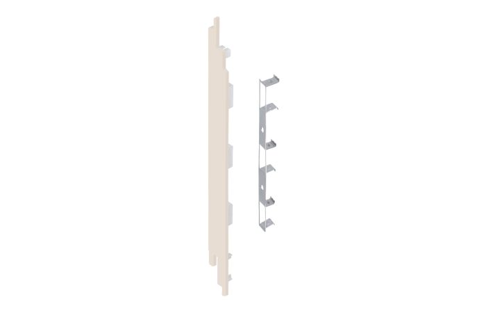 Eindkap+connector  links voor 2819 (5st) - Sandcream pure mat