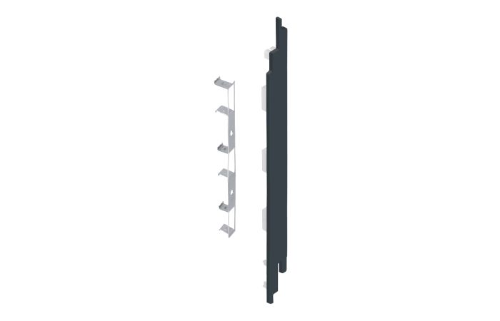Eindkap+connector rechts voor 2819 (5st) - Monumentenblauw classic nerf