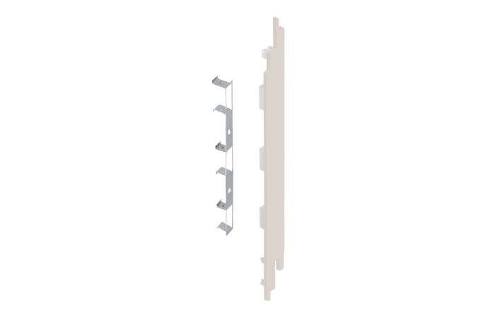 Eindkap+connector rechts voor 2819 (5st) - Creme classic nerf