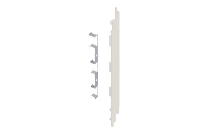 Eindkap+connector rechts voor 2819 (5st) - Snowwhite pure mat