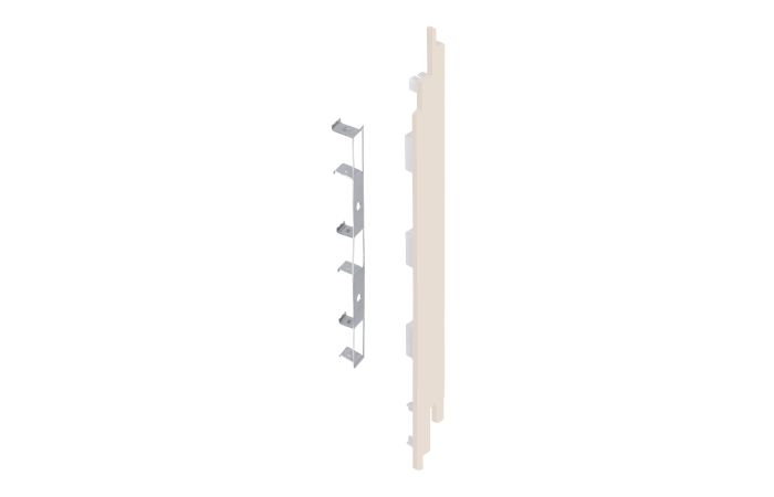 Eindkap+connector rechts voor 2819 (5st) - Sandcream pure mat