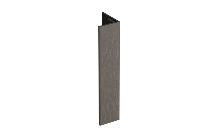 Verlengd eindprofiel 17x44mm Keralit - Bruingrijs classic nerf