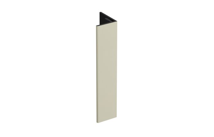 Verlengd eindprofiel 17x44mm Keralit - Licht ivoor classic nerf