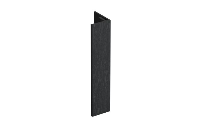 Verlengd eindprofiel 17x44mm Keralit - Zwartgrijs classic nerf
