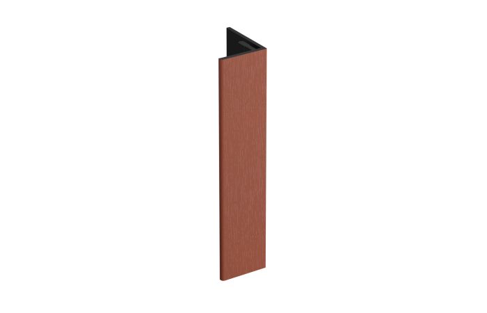 Verlengd eindprofiel 17x44mm Keralit - Steenrood classic nerf