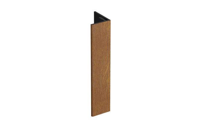 Verlengd eindprofiel 17x44mm Keralit - Golden oak classic nerf