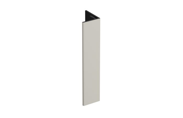 Verlengd eindprofiel 17x44mm Keralit - Sandcream pure mat