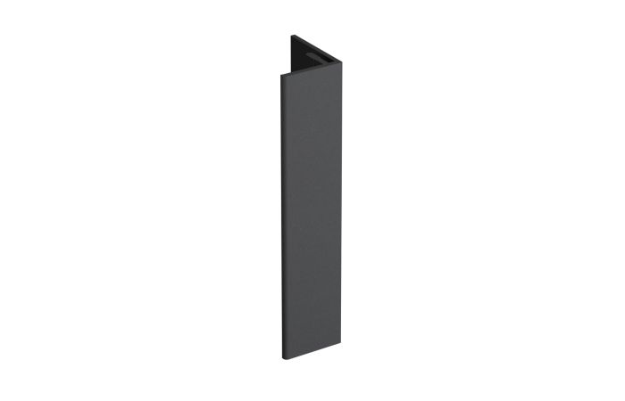 Verlengd eindprofiel 17x44mm Keralit - Dustgrey pure mat