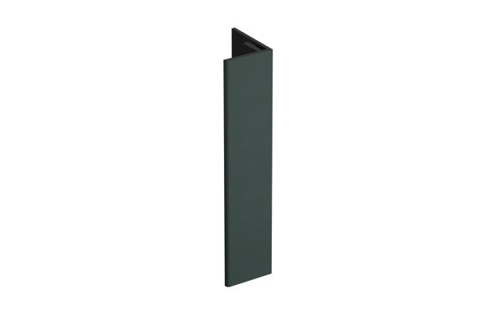 Verlengd eindprofiel 17x44mm Keralit - Timbergreen pure mat
