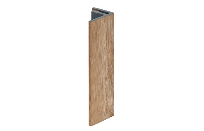 Eindprofiel 17mm Keralit - Natuur eiken