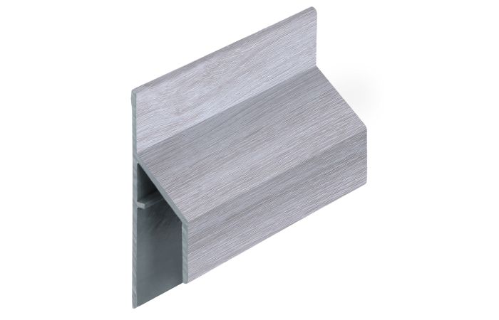 Trim/kraal aansluitprofiel 17mm Keralit - Wit eiken