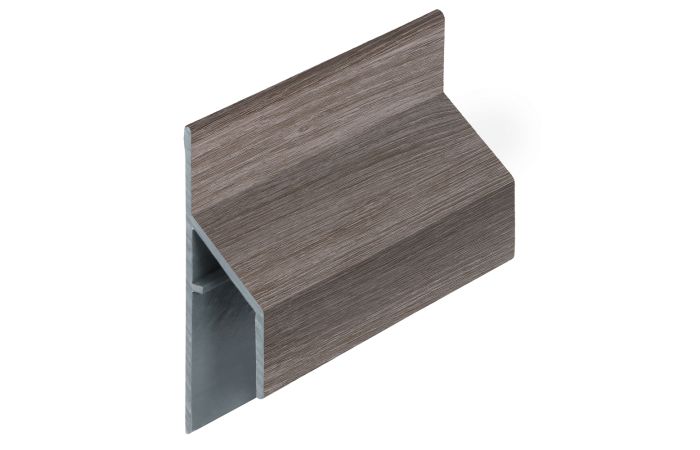 Trim/kraal aansluitprofiel 17mm Keralit - Taupe eiken