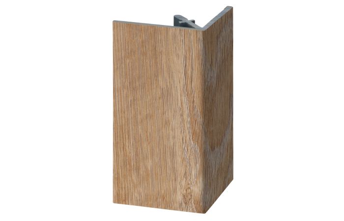 Uitw. rechthoekprofiel Keralit 46x46mm - Natuur eiken