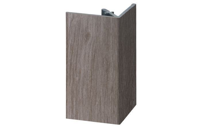 Uitw. rechthoekprofiel Keralit 46x46mm - Taupe eiken