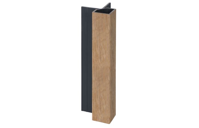 Keralit uitwendig hoekprofiel 32x32mm - Natuur eiken