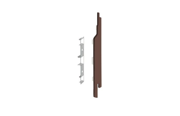Eindkap+connector rechts voor 2814 (5st) - Bruin eiken