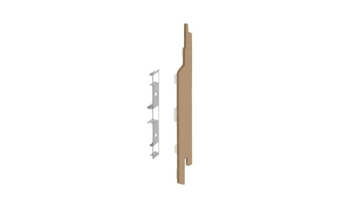 Eindkap+connector rechts voor 2814 (5st) - Natuur eiken