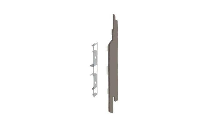 Eindkap+connector rechts voor 2814 (5st) - Taupe eiken
