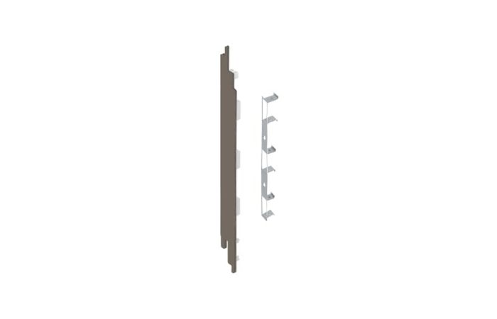 Eindkap+connector  links voor 2819 (5st) - Taupe eiken