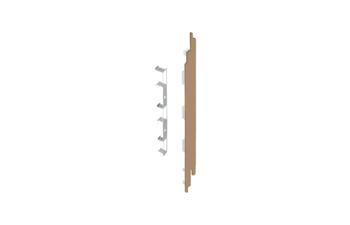 Eindkap+connector rechts voor 2819 (5st) - Natuur eiken