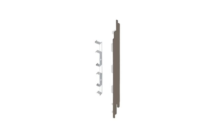 Eindkap+connector rechts voor 2819 (5st) - Taupe eiken