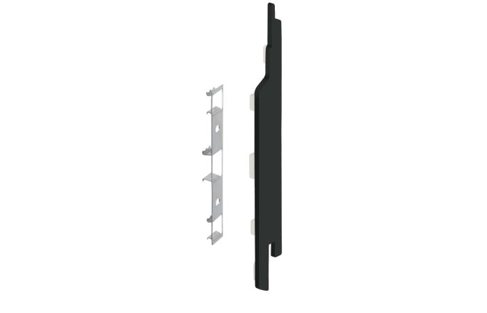 Eindkap+connector rechts voor 2814 (5st) - Grafietzwart classic nerf