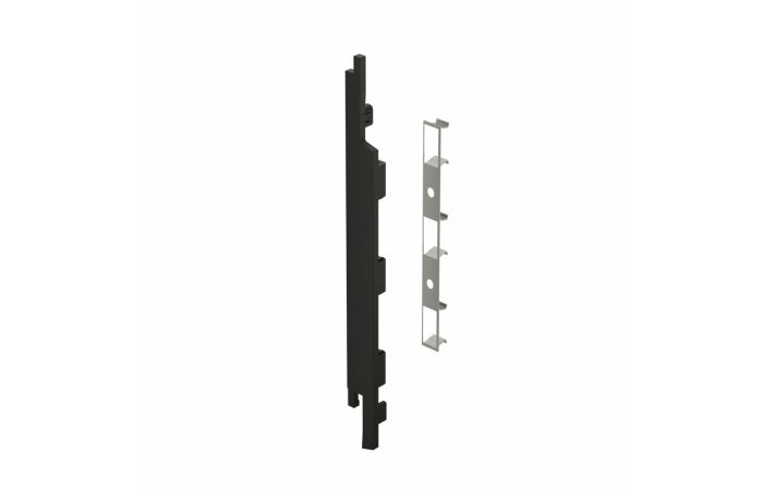 Eindkap+connector links voor 2815 (5st) - Grafietzwart classic nerf