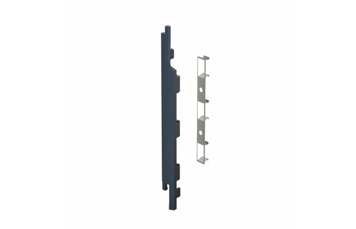 Eindkap+connector links voor 2815 (5st) - Staalblauw classic nerf
