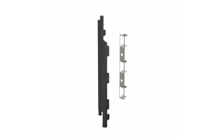 Eindkap+connector links voor 2815 (5st) - Zwart eiken