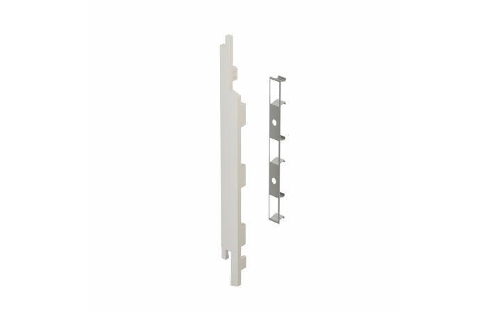 Eindkap+connector links voor 2815 (5st) - Snowwhite pure mat
