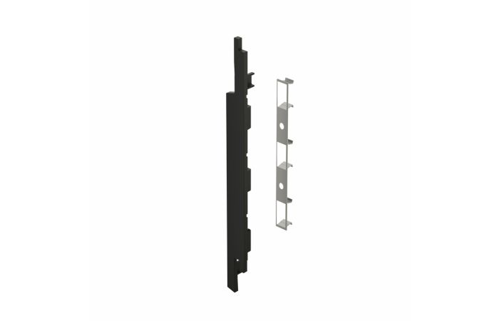 Eindkap+connector rechts voor 2815 (5st) - Grafietzwart classic nerf