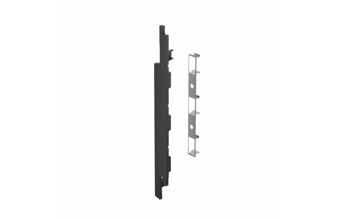 Eindkap+connector rechts voor 2815 (5st) - Zwartgrijs classic nerf