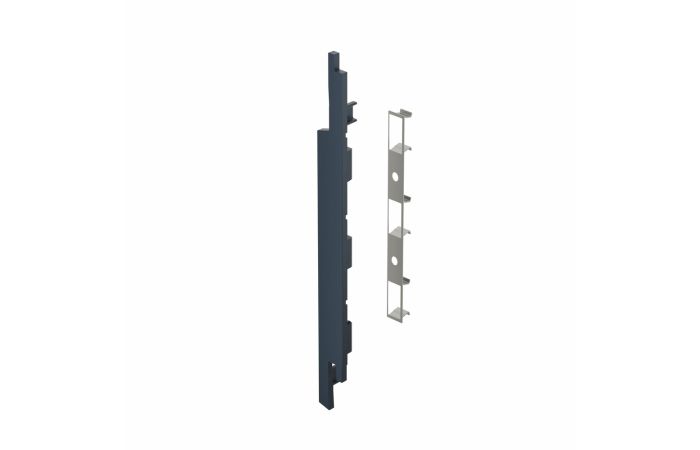 Eindkap+connector rechts voor 2815 (5st) - Staalblauw classic nerf