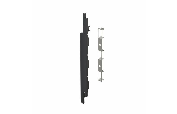 Eindkap+connector rechts voor 2815 (5st) - Zwart eiken