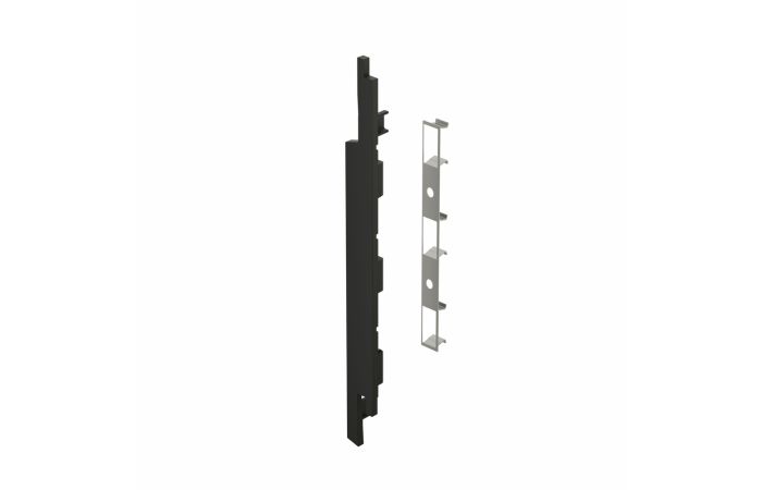 Eindkap+connector rechts voor 2815 (5st) - Nightblack pure mat