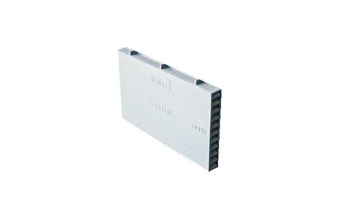 Stootvoegrooster standaard model grijs 10x60x95